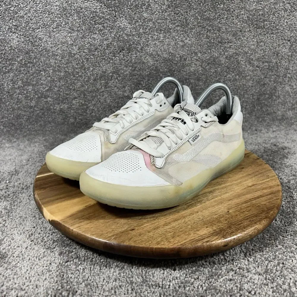 Vans EVDNT UltimateWaffle Women’s Size 9 White Translucent Athletic Shoes Used